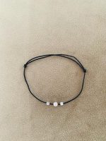 Bratala cu perla si Swarovsky roz