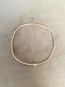 Bratara cu snur si cristal swarovski Bratara cu snur si cristal swarovski