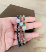 Set 3 Brățări Multicolore din Mărgeluțe – Accesorii Elegante și Strălucitoare