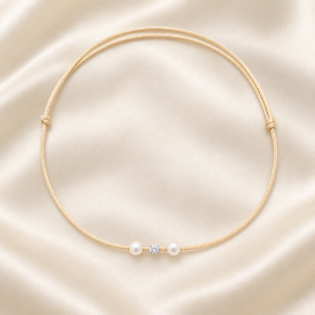 Brățară De Gleznă Handmade Cu Cristal Swarovski Și Perle Roz – Strălucire Estivală Autentică