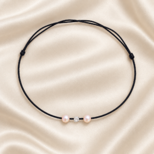 Brățară De Gleznă Handmade Cu Cristal Swarovski Și Perle Roz – Strălucire Estivală Autentică