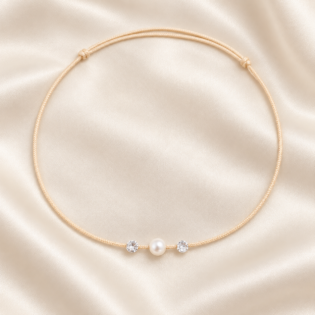 Brățară De Gleznă Handmade Cu Cristal Swarovski Și Perle Roz – Strălucire Estivală Autentică