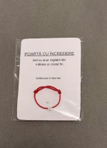 Inel Elegant cu Șnur Reglabil și Cristal Swarovski