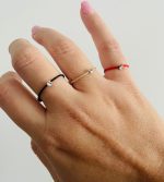 inele cristal 3 culori bej negru rosu swarovski