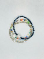 set 3 bratari multicolore din margelute