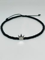 Bratara cu snur reglabila pentru barbat - King