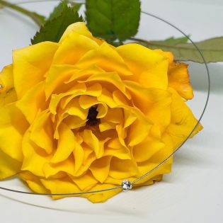 Colier guta stralucitor cu cristal swarovsky