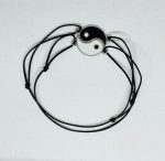 Set bratari cu snur pentru cuplu YIN&YANG