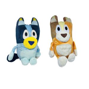 Set 2 mascote din plus Bluey si Bingo
