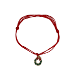 Bratara cu snur charm coronita
