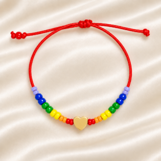Brățară Handmade Pentru Copii „Bucuria Inimii&Quot; Pe Șnur Reglabil – Veselia Purtată La Mânuță