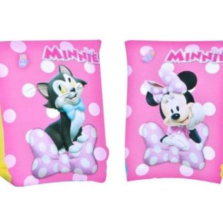 Set aripioare gonflabile pentru inot, 2 bucati, Minnie Mouse, Multicolor, 25 x 15 cm