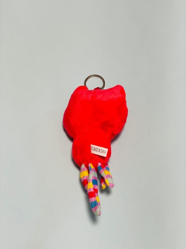 Breloc Jucarie de plus, Model DJ Catnip ( DJ Mat) , 16cm