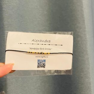 Brățară Cod Morse – Alexandra