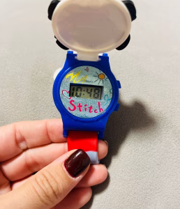Ceas digital copii Stitch șezând – Lilo & Stitch
