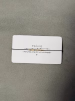 Brățară reglabilă pe șnur bej cu mesaj în cod Morse: Fericire