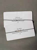 Bratara cuplu Cod Morse KING & QUEEN