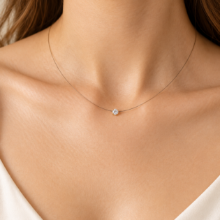 Colier guta stralucitor cu cristal swarovsky