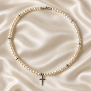 Colier Handmade „Perlă Divină" – Eleganță Clasică și Feminitate Autentică