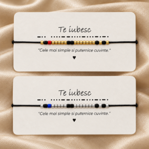 Set „Te iubesc” – Cod Morse